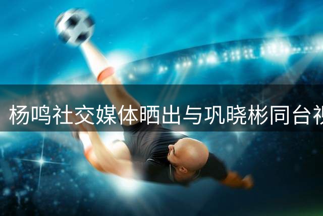 杨鸣社交媒体晒出与巩晓彬同台视频